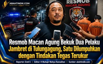 Resmob Macan Agung Bekuk Dua Pelaku Jambret di Tulungagung, Satu Dilumpuhkan dengan Tindakan Tegas Terukur