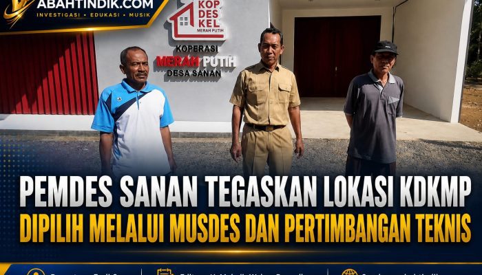 Pemdes Sanan Tegaskan Lokasi KDKMP Dipilih melalui Musdes dan Pertimbangan Teknis