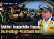 Rehabilitasi Jembatan Matikan II Rampung, Arus Probolinggo–Paiton Kembali Normal