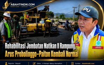 Rehabilitasi Jembatan Matikan II Rampung, Arus Probolinggo–Paiton Kembali Normal