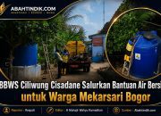 BBWS Ciliwung Cisadane Salurkan Bantuan Air Bersih untuk Warga Mekarsari Bogor