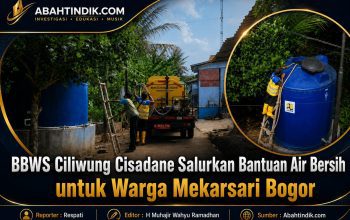 BBWS Ciliwung Cisadane Salurkan Bantuan Air Bersih untuk Warga Mekarsari Bogor