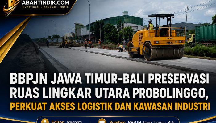 BBPJN Jawa Timur–Bali Preservasi Ruas Lingkar Utara Probolinggo, Perkuat Akses Logistik dan Kawasan Industri