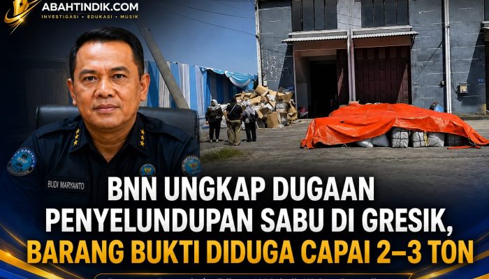 BNN Ungkap Dugaan Penyelundupan Sabu di Gresik, Barang Bukti Diduga Capai 2–3 Ton