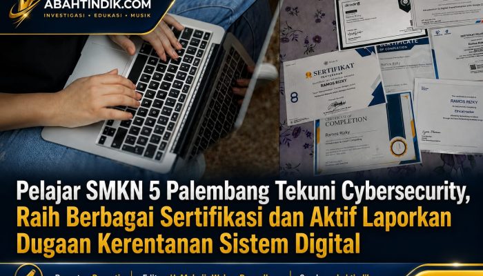 Pelajar SMKN 5 Palembang Tekuni Cybersecurity, Raih Berbagai Sertifikasi dan Aktif Laporkan Dugaan Kerentanan Sistem Digital