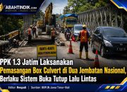 PPK 1.3 Jatim Laksanakan Pemasangan Box Culvert di Dua Jembatan Nasional, Berlaku Sistem Buka Tutup Lalu Lintas