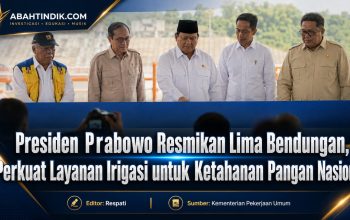 Presiden Prabowo Resmikan Lima Bendungan, Perkuat Layanan Irigasi untuk Ketahanan Pangan Nasional