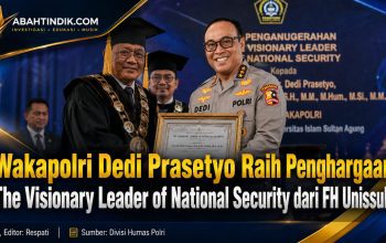 Wakapolri Dedi Prasetyo Raih Penghargaan The Visionary Leader of National Security dari FH Unissula