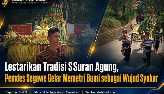 Lestarikan Tradisi Suran Agung, Pemdes Segawe Gelar Memetri Bumi sebagai Wujud Syukur