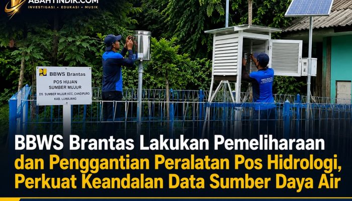 BBWS Brantas Lakukan Pemeliharaan dan Penggantian Peralatan Pos Hidrologi, Perkuat Keandalan Data Sumber Daya Air