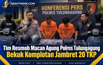 Resmob Macan Agung Polres Tulungagung Bekuk Komplotan Jambret 20 TKP