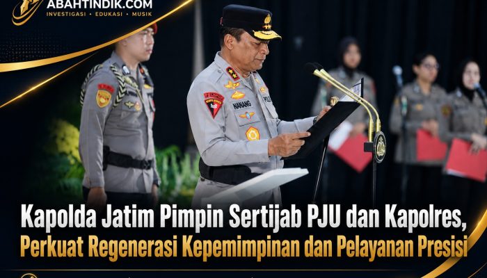 Kapolda Jatim Pimpin Sertijab PJU dan Kapolres, Tekankan Regenerasi dan Pelayanan Presisi