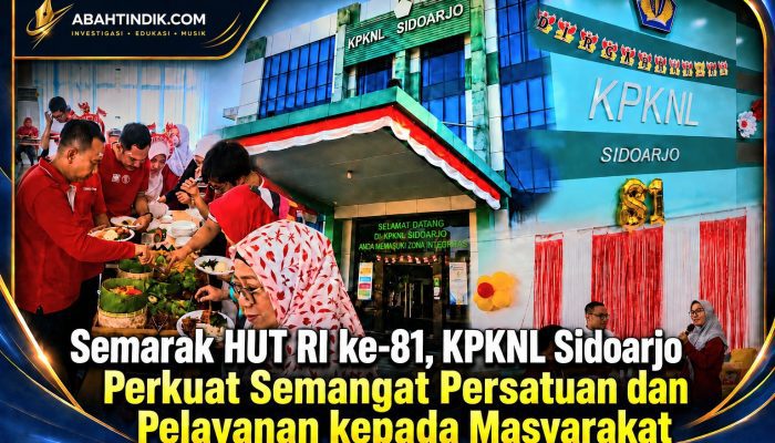 Semarak HUT RI ke-81, KPKNL Sidoarjo Perkuat Semangat Persatuan dan Pelayanan kepada Masyarakat