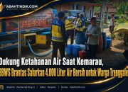 Dukung Ketahanan Air Saat Kemarau, BBWS Brantas Salurkan 4.000 Liter Air Bersih untuk Warga Trenggalek