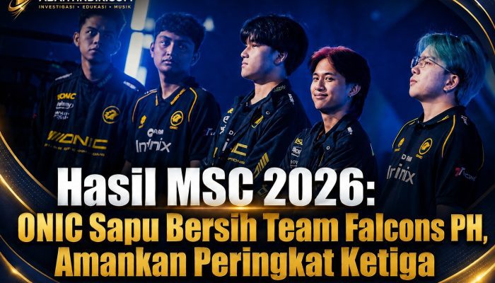 Hasil MSC 2026: ONIC Sapu Bersih Team Falcons PH, Amankan Peringkat Ketiga