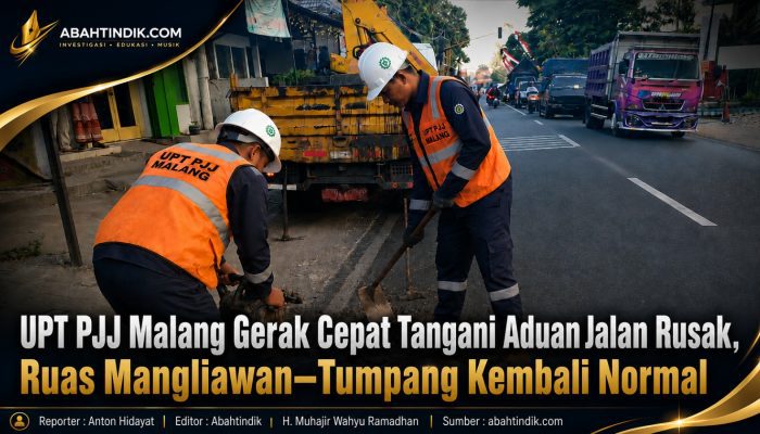 UPT PJJ Malang Gerak Cepat Tangani Aduan Jalan Rusak, Ruas Mangliawan–Tumpang Kembali Normal