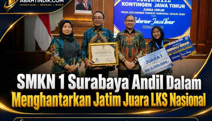 SMKN 1 Surabaya Andil Dalam Menghantarkan Jatim Juara LKS Nasional