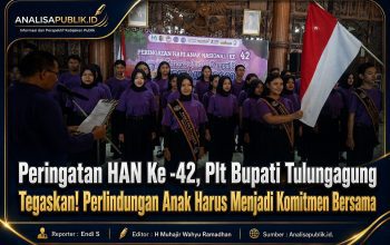 Peringatan HAN Ke -42, Plt Bupati Tulungagung Tegaskan! Perlindungan Anak Harus Menjadi Komitmen Bersama