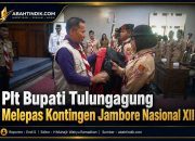 Plt Bupati Tulungagung Melepas Kontingen Jambore Nasional XII