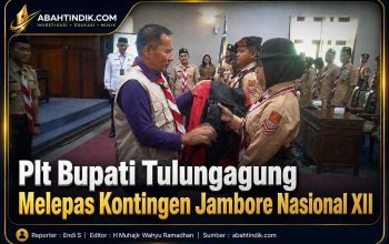Plt Bupati Tulungagung Melepas Kontingen Jambore Nasional XII