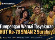 Tumpengan Warnai Tasyakuran HUT Ke-76 SMAN 2 Surabaya