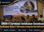 SMAN 9 Surabaya melakukan Sosialisasi Kurikulum Kelas X bersama orang tua dan wali murid