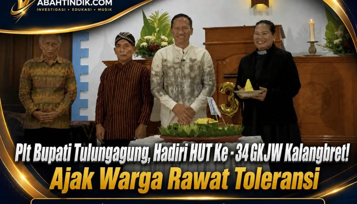 Plt Bupati Tulungagung, Hadiri HUT Ke – 34 GKJW Kalangbret! Ajak Warga Rawat Toleransi