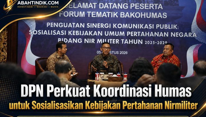 DPN Perkuat Koordinasi Humas untuk Sosialisasikan Kebijakan Pertahanan Nirmiliter