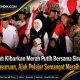 Khofifah Kibarkan Merah Putih Bersama Siswa SRT 2 Kota Pasuruan, Ajak Pelajar Semangat Meraih Cita-cita
