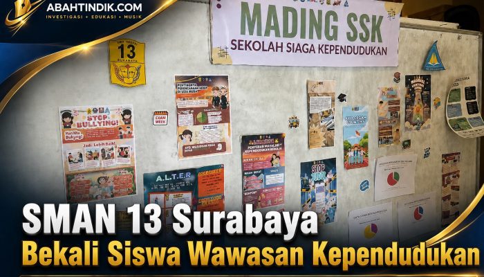 SMAN 13 Surabaya Bekali Siswa Wawasan Kependudukan