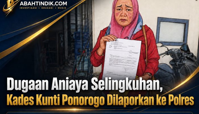 Dugaan Aniaya Selingkuhan, Kades Kunti Ponorogo Dilaporkan ke Polres