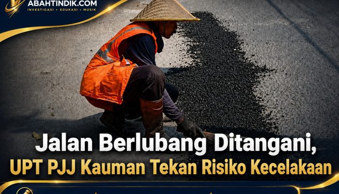 Jalan Berlubang Ditangani, UPT PJJ Kauman Tekan Risiko Kecelakaan