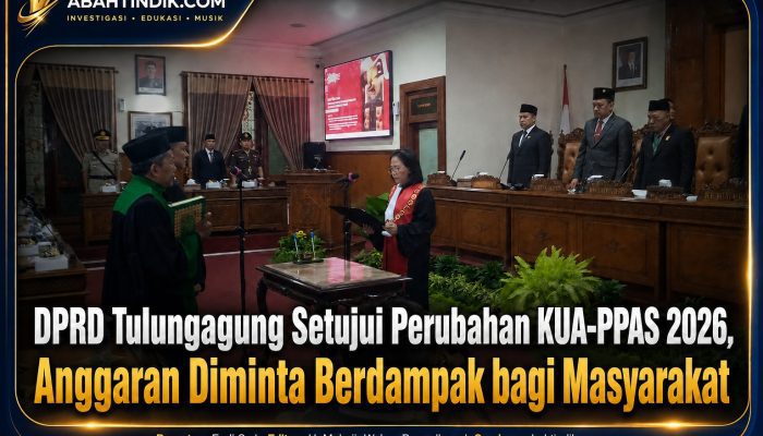 DPRD Tulungagung Setujui Perubahan KUA-PPAS 2026, Anggaran Diminta Berdampak bagi Masyarakat