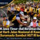 BBPJN Jawa Timur–Bali Bersihkan Bahu dan Cat Kerb Jalan Nasional di Kawasan Suramadu Sambut HUT RI ke-81
