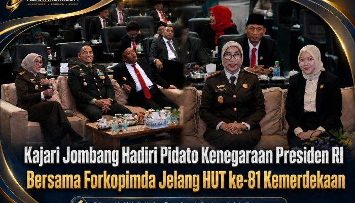 Kajari Jombang Hadiri Pidato Kenegaraan Presiden RI Bersama Forkopimda Jelang HUT ke-81 Kemerdekaan