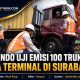 Pelindo Uji Emisi 100 Truk Dua Terminal Di Surabaya
