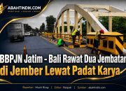 BBPJN Jatim – Bali Rawat Dua Jembatan di Jember Lewat Padat Karya