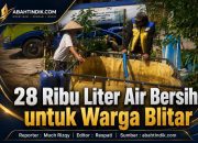 28 Ribu Liter Air Bersih untuk Warga Blitar