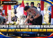 Kapolri Ziarah ke Makam Marsinah di Nganjuk, Tindak Lanjut Perlindungan Buruh Belum Dirinci