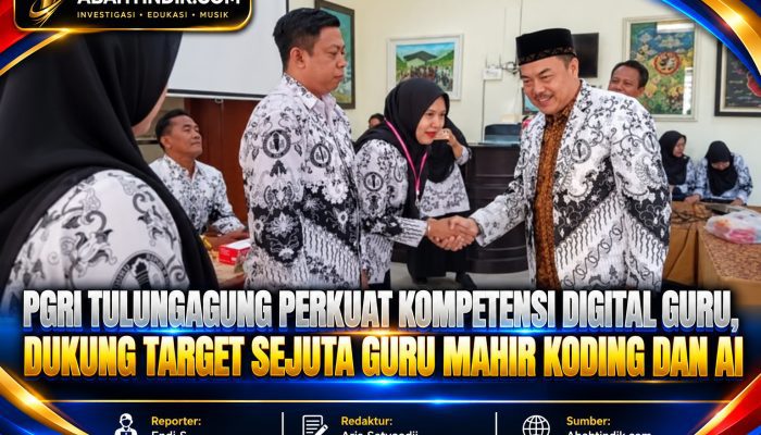 PGRI Tulungagung Perkuat Kompetensi Digital Guru, Dukung Target Sejuta Guru Mahir Koding dan AI