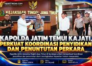 Kapolda Jatim Temui Kajati, Perkuat Koordinasi Penyidikan dan Penuntutan Perkara