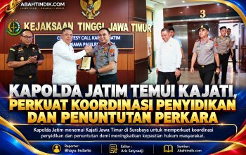 Kapolda Jatim Temui Kajati, Perkuat Koordinasi Penyidikan dan Penuntutan Perkara