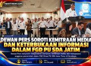 Dewan Pers Soroti Kemitraan Media dan Keterbukaan Informasi dalam FGD PU SDA Jatim