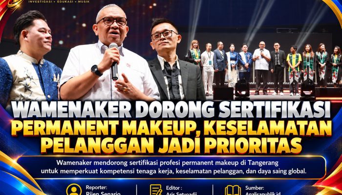 Wamenaker Dorong Sertifikasi Permanent Makeup, Keselamatan Pelanggan Jadi Prioritas